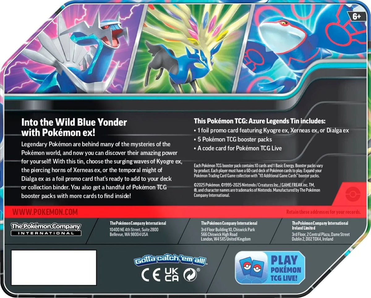 Pokemon TCG: Azure Legends: Tin - Xerneas