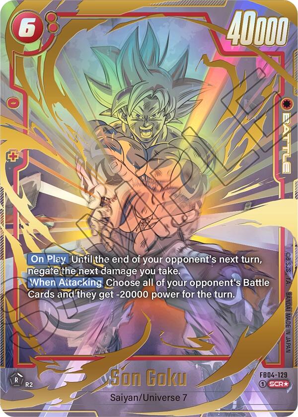 Son Goku - FB04-129 (Alternate Art) [FB04 - FB04-129]