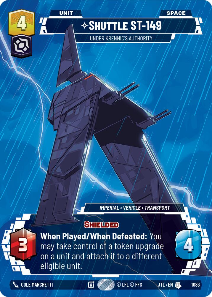 Shuttle ST-149 - Under Krennic's Authority (Prestige Foil) - 1083 - (Jump to Lightspeed)