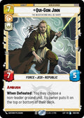 Qui-Gon Jinn - The Negotiations Will Be Short - 200/264 - (Legends of the Force)