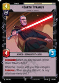 Darth Tyranus - Servant of Sidious - 231/264 - (Legends of the Force)