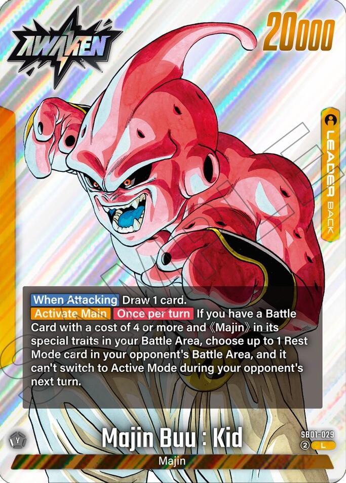 Majin Buu : Evil // Majin Buu : Kid - SB01-029 [SB01 - SB01-029]
