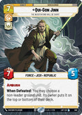 Qui-Gon Jinn - The Negotiations Will Be Short (Hyperspace Foil) - 940 - (Legends of the Force)