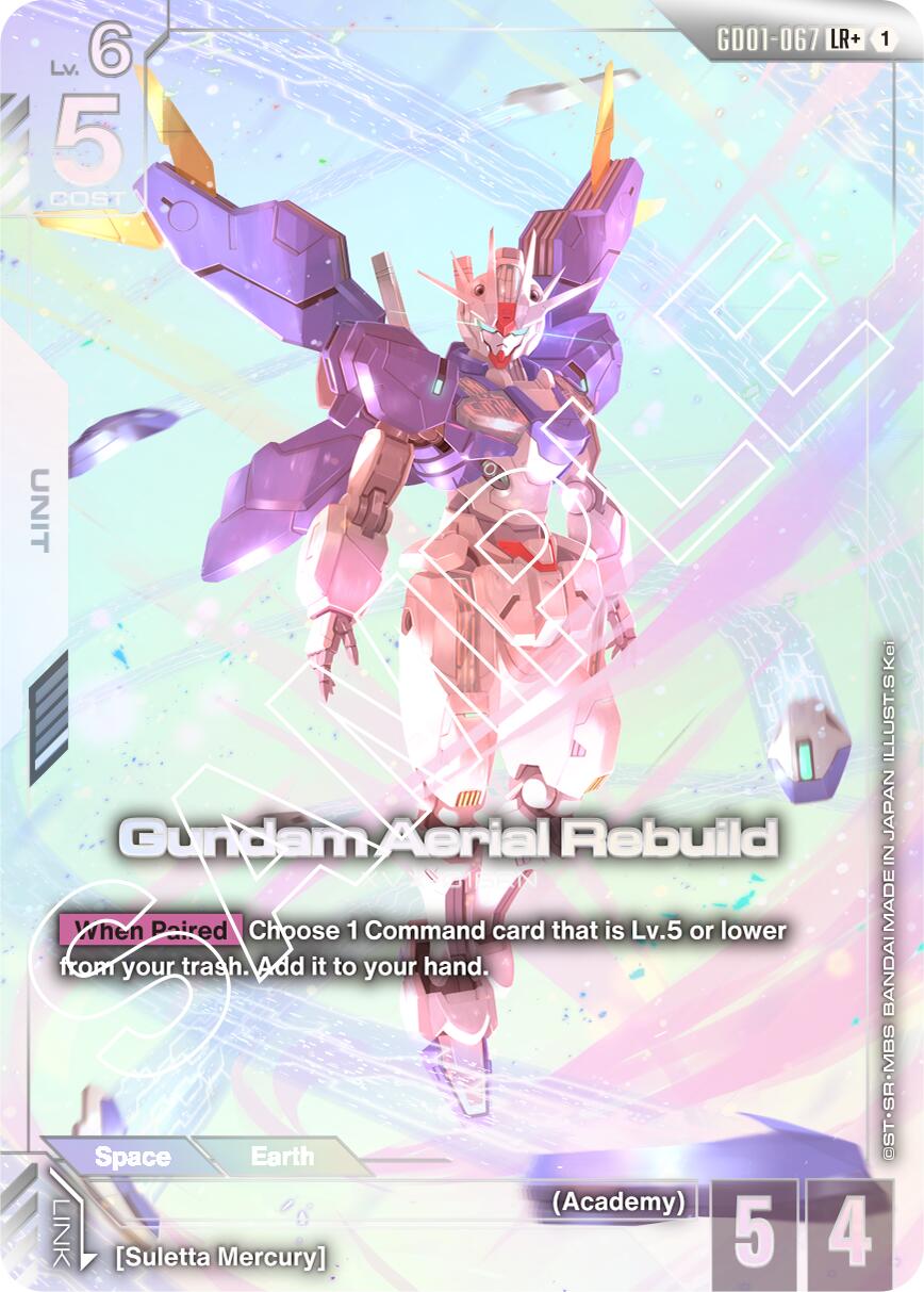 Gundam Aerial Rebuild (LR+) [GD01 - GD01-067]