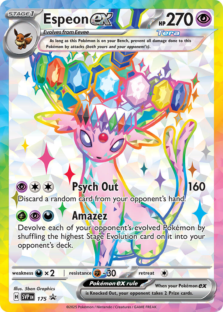 Espeon ex - 175 - PSA 10 - Cert #151623799