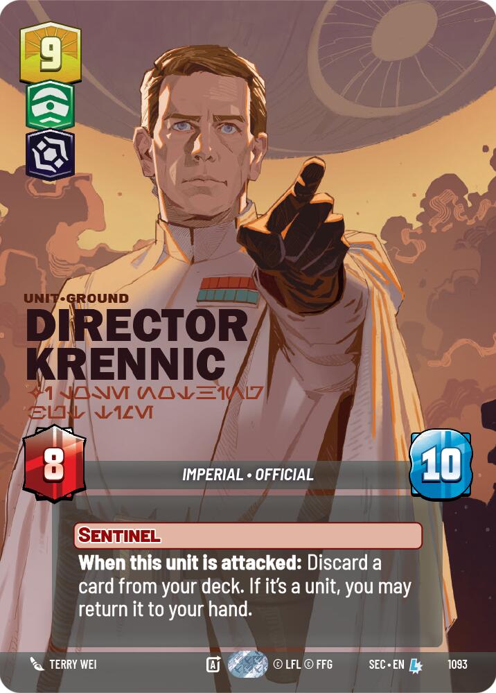 Director Krennic - I Lose Nothing But Time (Prestige Foil) - 1093 - (Secrets of Power)