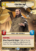 Qui-Gon Jinn - Influencing Chance (Hyperspace Foil) - 739 - (A Lawless Time)