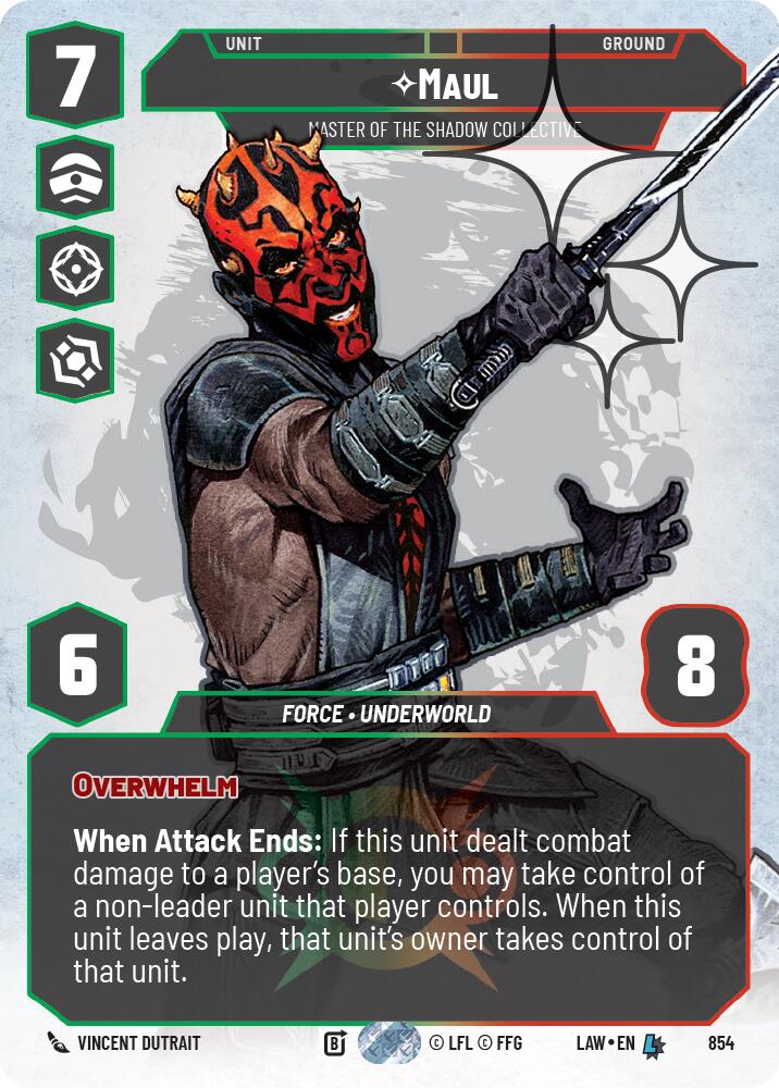 Maul - Master of the Shadow Collective (Prestige Foil) - 854 - (A Lawless Time)