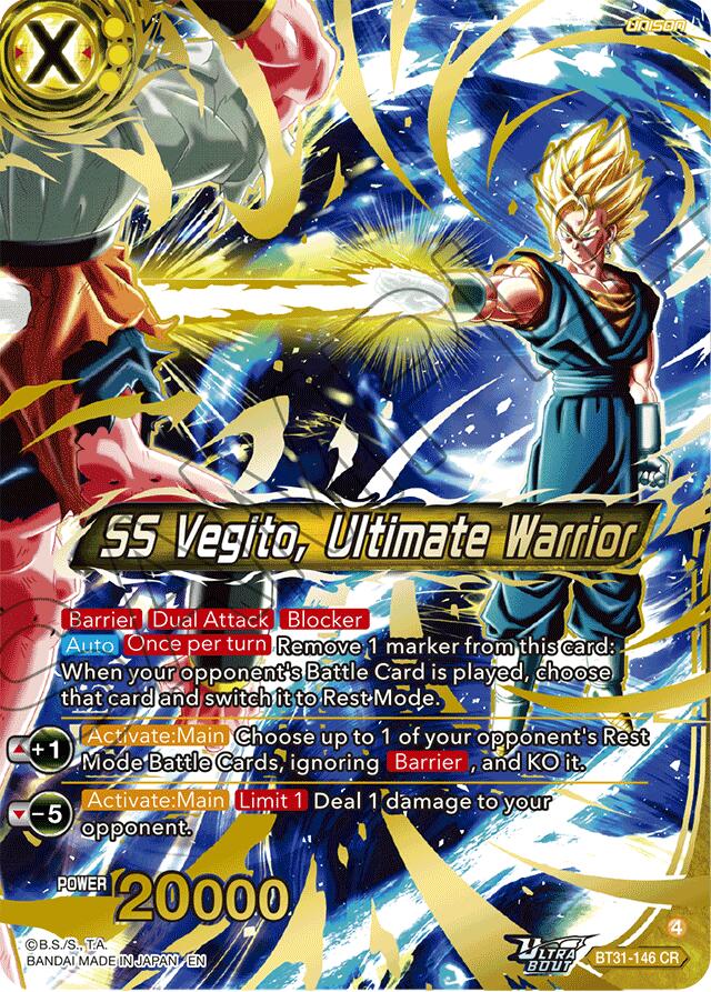 SS Vegito, Ultimate Warrior [BT31 - BT31-146]