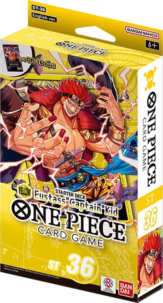 One Piece Card Game: Starter Deck 36: YELLOW Eustass”Captain”Kid (ST-36)