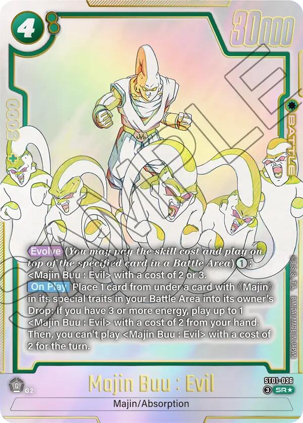 Majin Buu : Evil - ST01-036 (Alternate Art) [ST01 - ST01-036]