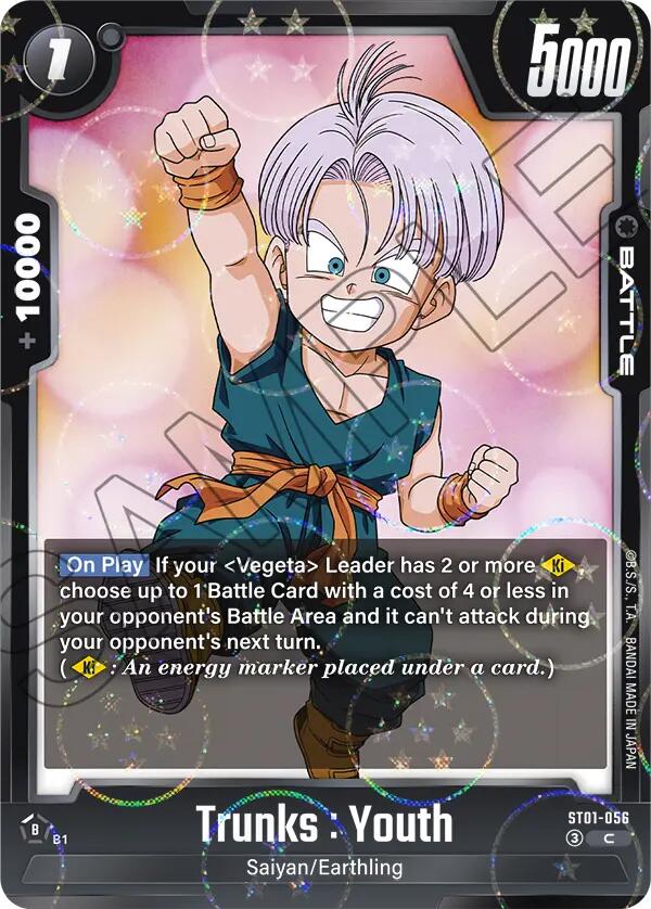 Trunks : Youth - ST01-056 (Dragon Ball Pattern) [ST01 - ST01-056]