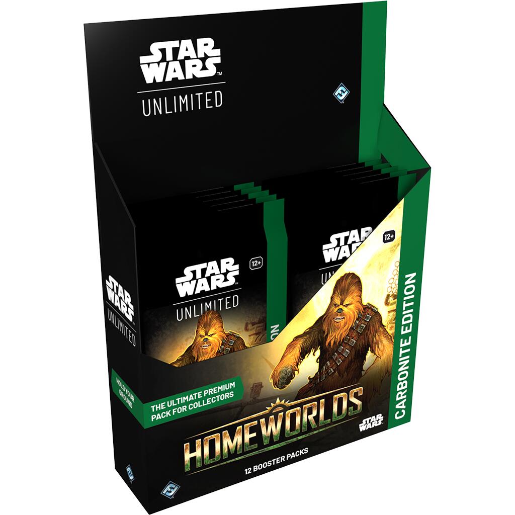 Star Wars Unlimited: Homeworlds - Homeworlds Carbonite Edition - Booster Display