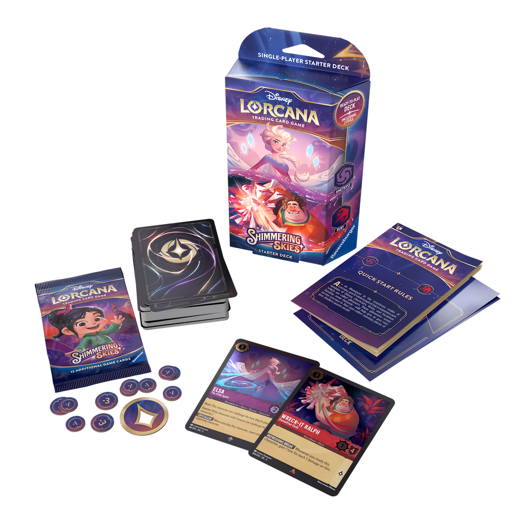 Disney Lorcana TCG: Shimmering Skies - Starter Deck (Set of 2)